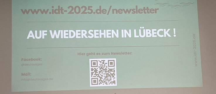 Die nächste IDT findet 2025 in Lübeck statt!