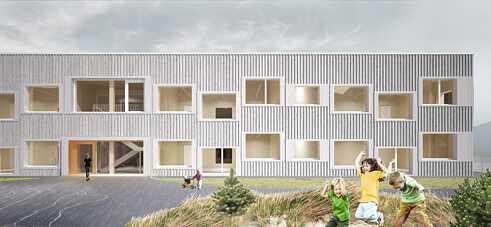 Visualisierung: Kindergarten in Salaspils