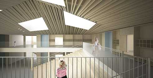 Visualisierung: Kindergarten in Salaspils