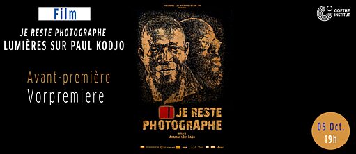 Visuell Vorpremiere "Je reste Photograohe"