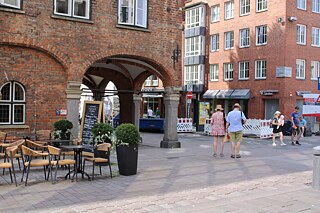 Touristen in der Königstraße