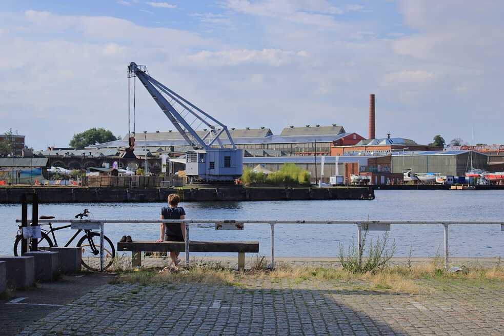 Die Gegend am alten Hafen