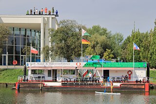 Die Trave von der Untertrave betrachtet