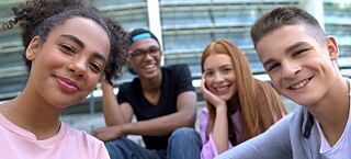 Gruppe von Jugendlichen