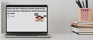 Peer-Korrektur &copy; Foto: Dr. Steffi Krause Peer-Korrektur