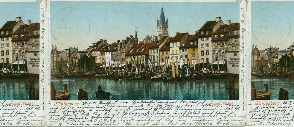 Fischbrücke in Königsberg im Jahre 1898