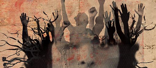 Recorte do cartaz de The Art of Living in Danger