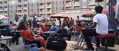 Concert de David Shongo dans le cadre du Festival Pianos de Kinshasa, 2021