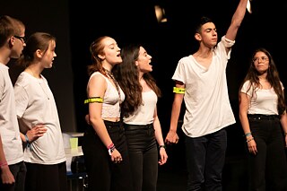 Schülertheater aus Reims, Frankreich