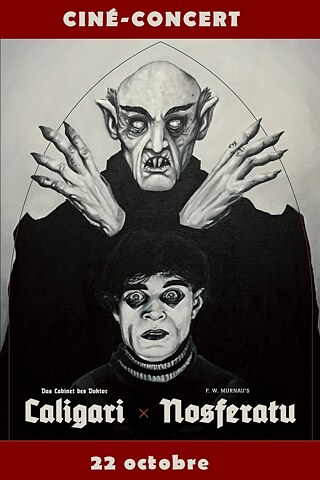 Ciné-Concert : NOSFERATU (1922) et LE CABINET DU DR. CALIGARI (1920) &copy; © Artiste: Maurice Roy Ciné-Concert : NOSFERATU (1922) et LE CABINET DU DR. CALIGARI (1920)