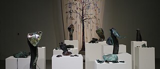 그레이스 슈빈트(b. 1979, 독일), 2022부산비엔날레, ‘물결 위 우리’, 전시 전경.