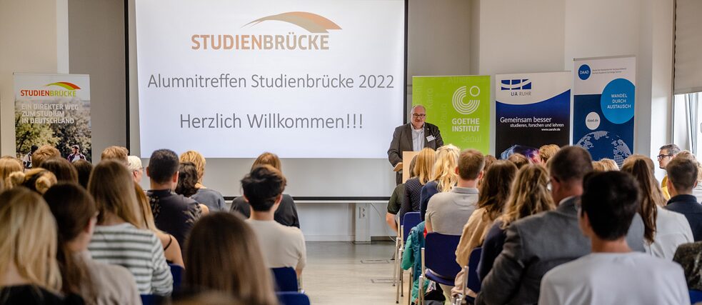 First Get-Together reunion of Studienbrücke programme alumni at Ruhr University in Bochum, Germany