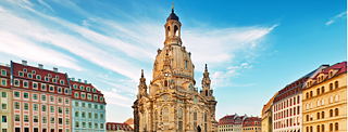 L'église Frauenkirche à Dresde © © Getty Images Formation continue en groupe à Dresde