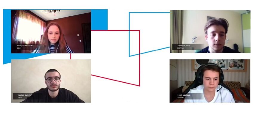 Finalisten 2021 nach der Debatte