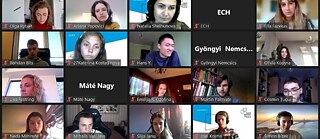 Die Debattantinnen der zweiten Runde der Jahresabschlussveranstaltung © © Goethe-Institut Die Teilnehmer*innen der Veranstaltung