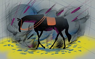 Die Pferde von Butscha - Illustration