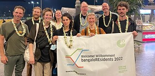 bangaloREsidents 2022-airport &copy; © Goethe-Institut / Max Mueller Bhavan welcome bangaloREsidents 2022