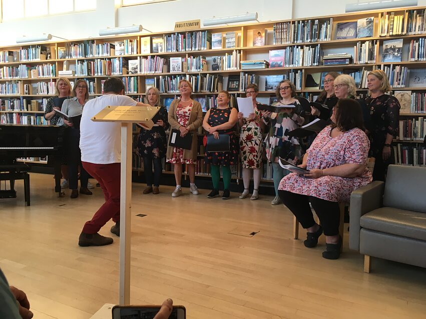 Concert in the Nordic House library