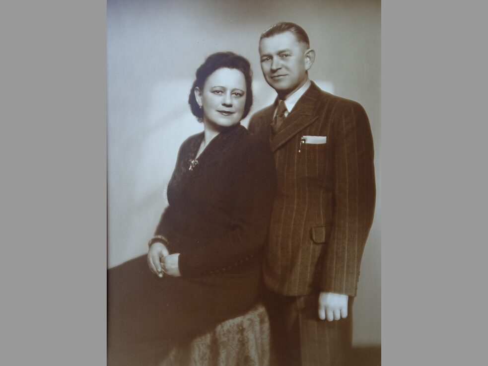 Das Ehepaar Šikola Mitte der 1940er Jahre