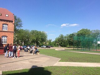Schulpause in Polen