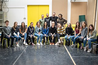 Den s němčinou v Plzni: Účastníci workshopu s hudebníky