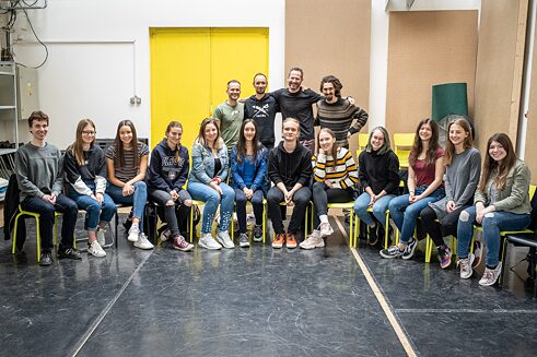 Den s němčinou v Plzni: Účastníci workshopu s hudebníky