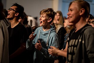 Den s němčinou v Plzni: Při koncertu se i zpívalo.