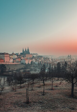 Mám rád toto místo , protože je tady hezký výhled na Pražský hrad. 