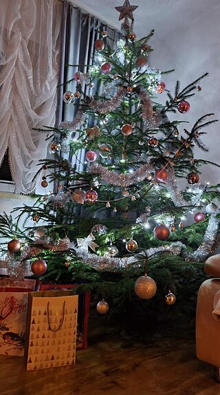 Meine Heiligabendtradition ist es, den Weihnachtsbaum zu schmücken und darunter Geschenke zu machen
