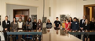 Účastníci při zahájení © © Goethe-Institut Bystré hlavy finále 2021/2022