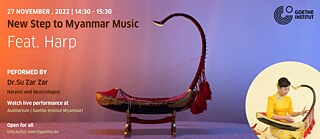 စောင်းတူရိယာတင်ဆက်မှု မြန်မာ့ဂီတခြေလှမ်းသစ်ဂီတဖျော်ဖြေပွဲ