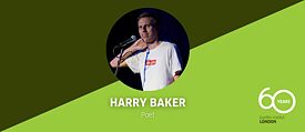 Harry Baker on stage