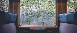 Zugfenster / train window / fenêtre d'un train