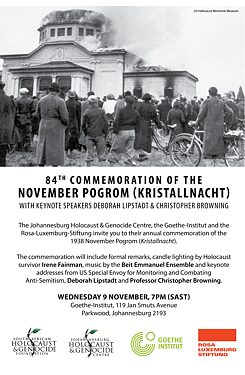 Poster Reichspogromnacht 