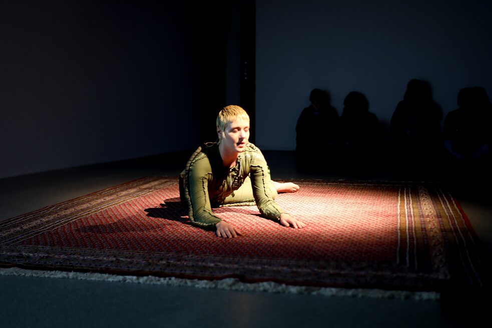 Leah Marojevic in the performance ARK 1 by Colette Sadler