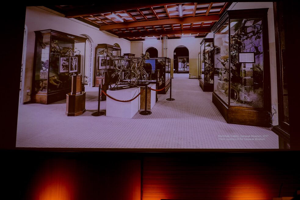 View of a museum space