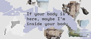 Bild mit dem Titel des Projekts © © Goethe-Institut  If your body is here, maybe I’m inside your body | Brasil