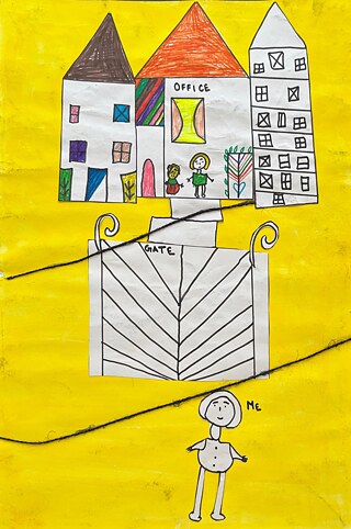 The border I faced was entering an office. They didn’t allow me to enter the office because I didn’t have the documents!