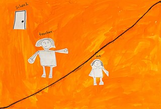 The border I faced was entering the class after the first period. My teacher didn’t allow me to enter the class because I was late!