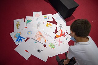 An imaginary flying bird with many tails who threw fire from his mouth, it is a kind of dinosaur. 