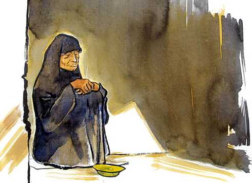 Frau in Algier
