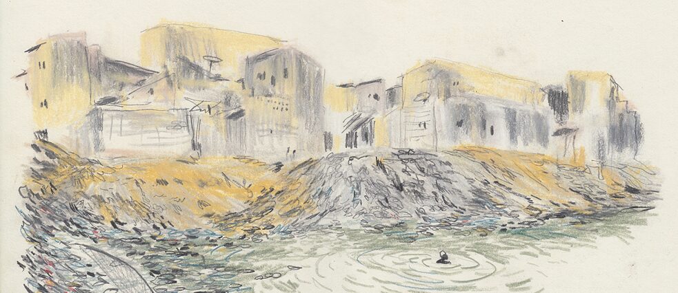  Lagos ist eine Stadt die an, auf und mit dem Wasser lebt. Teile von Lagos liegen sogar unter dem Meerespiegel. Experten rechnen damit, dass es in Zukunft immer mehr Stadtgebiete geben wird, die unter Wasser stehen.  