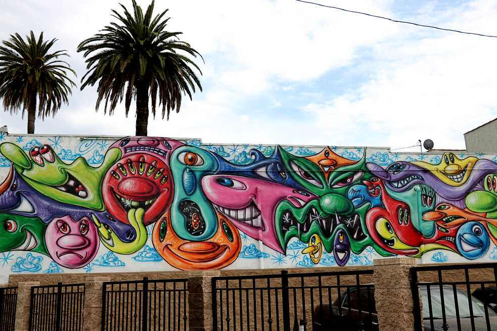 Graffiti Wandarbeit von Kenny Scharf