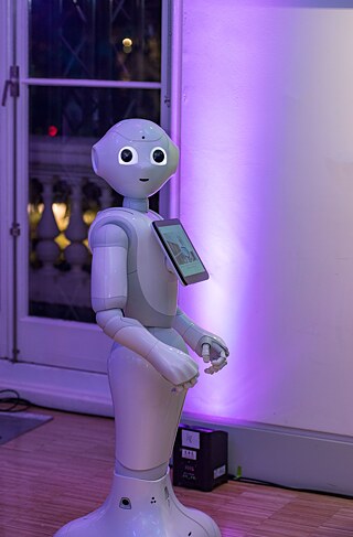 Gilon, der Roboter der Bibliothek des Goethe-Instituts London