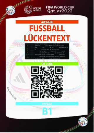 Fußball Lückentext B1