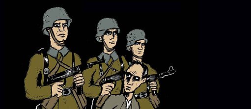 Priče iz Drugog rata / naslovnica, detalj