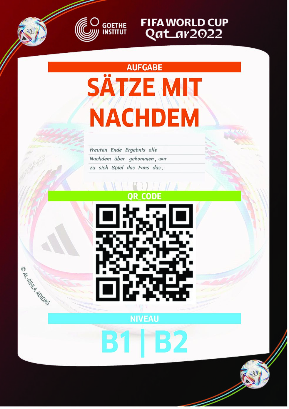 Sätze mit Nachdem B1 B2