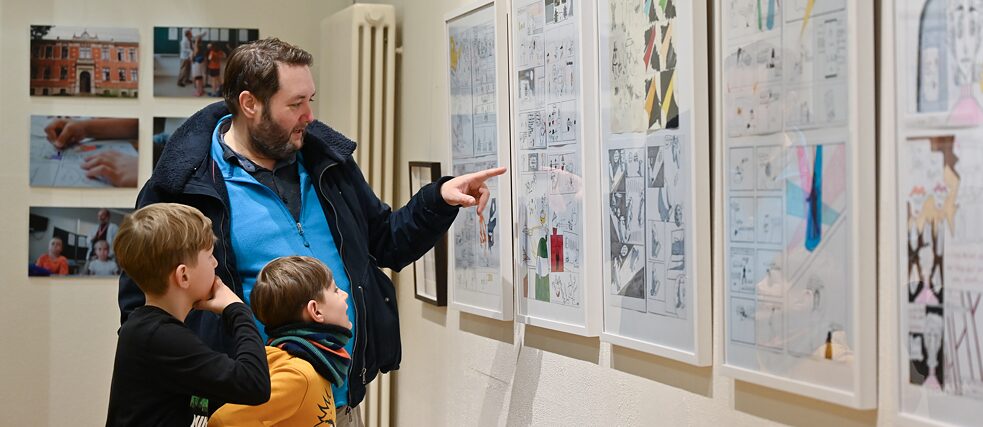 Ausstellungsbesucher*innen