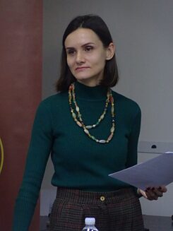 Svitlana Butenko, Leiterin des Projekts für Rechtshilfe für Geflüchtete und Staatenlose der gemeinnützigen Stiftung Right to Protection.