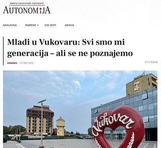 Ausschnitt &copy; ©Nezavisno društvo novinara Vojvodine Sanja Kosovic reportaža